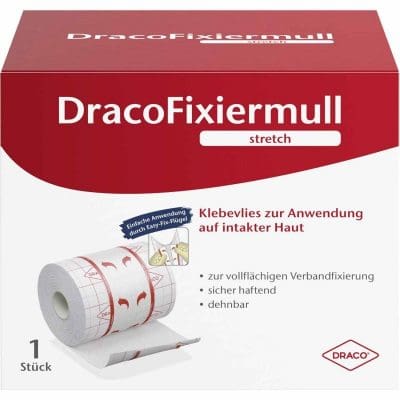 DracoFixiermull stretch 15 cm x 10 m