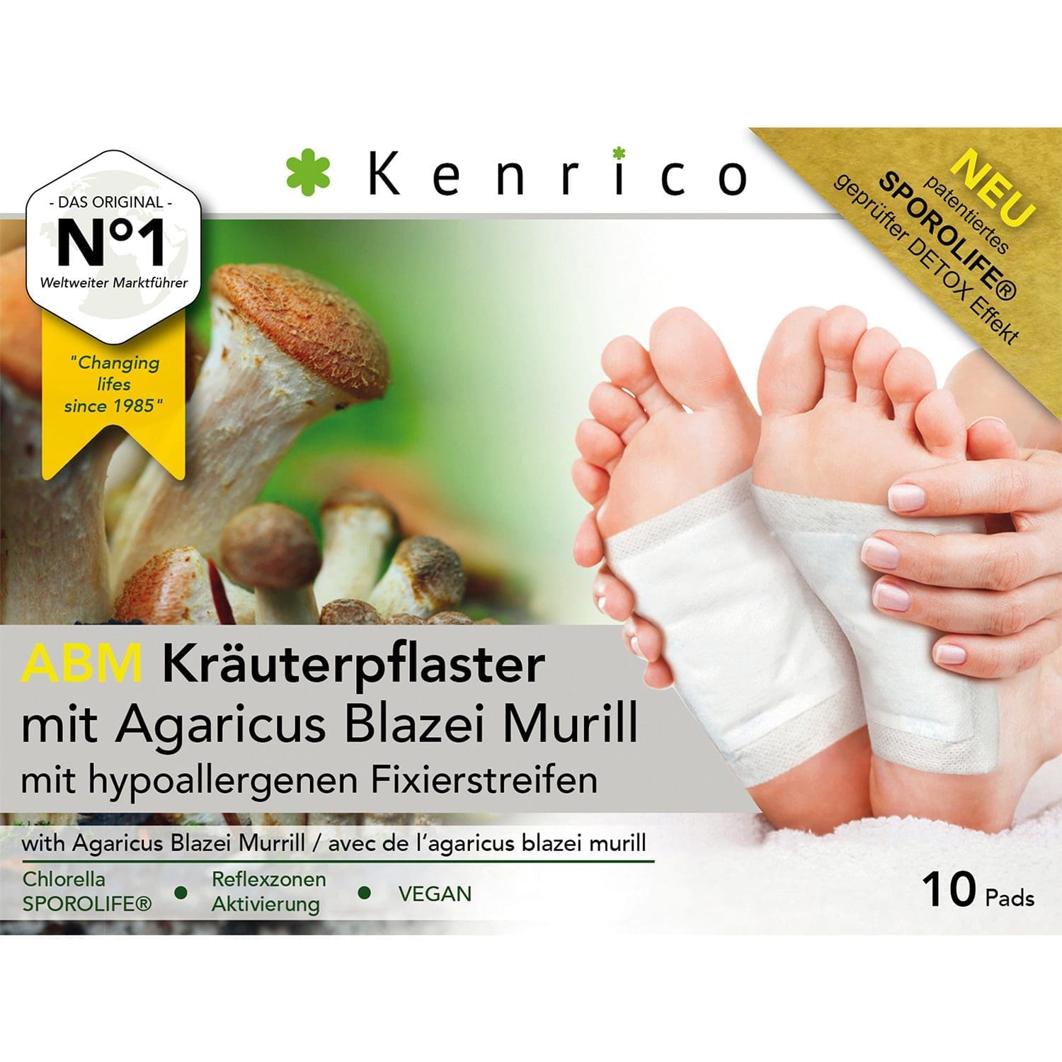ABM Kräuterpflaster mit Agaricus Blazei Murill – Bild 2