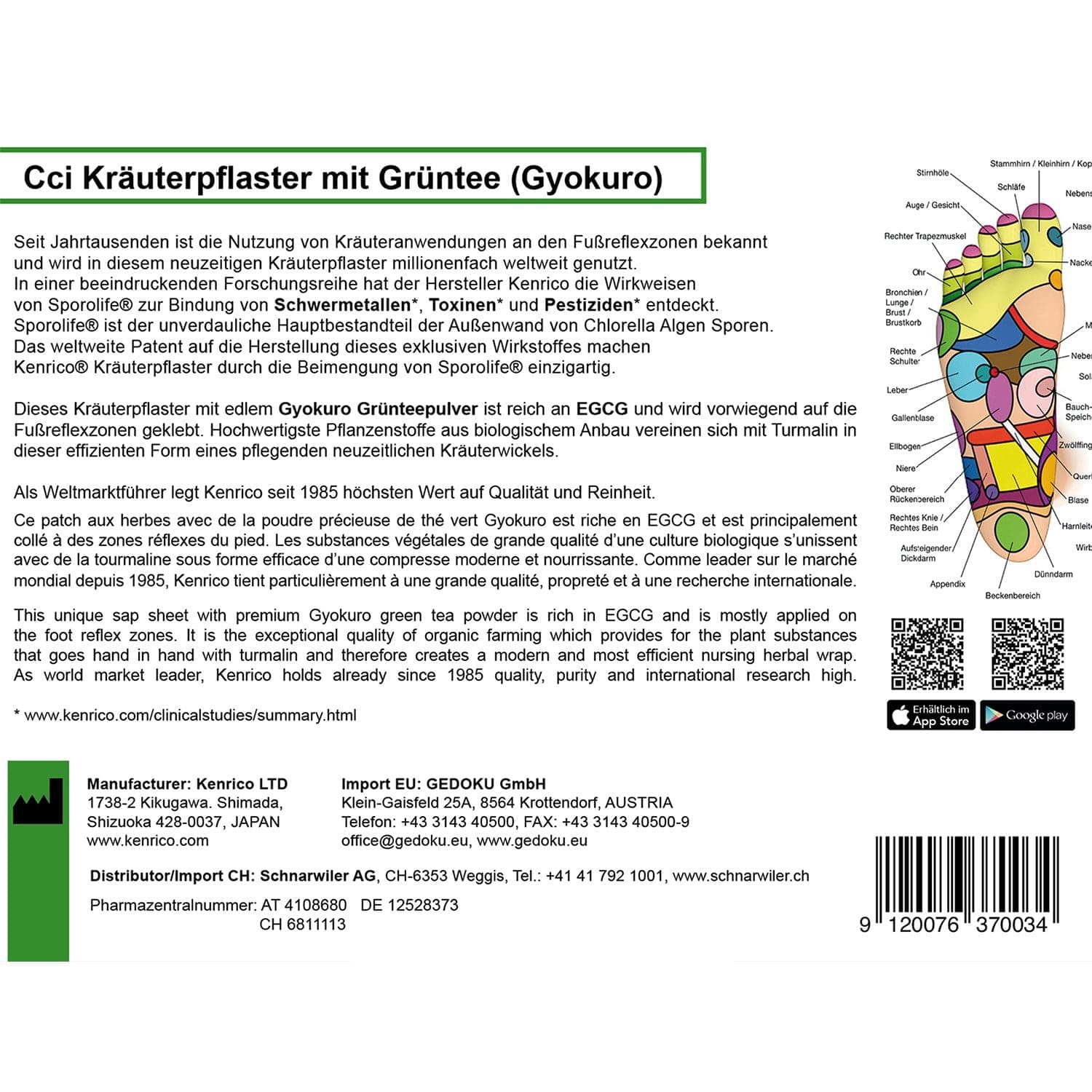 Cci Kräuterpflaster mit Grüntee (Gyokuro) – Bild 3