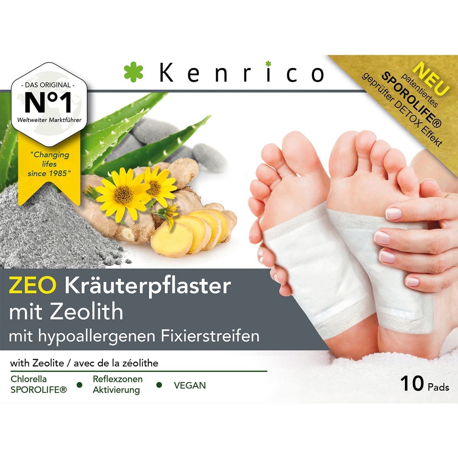 Zeo Kräuterpflaster mit Zeolith – Bild 2